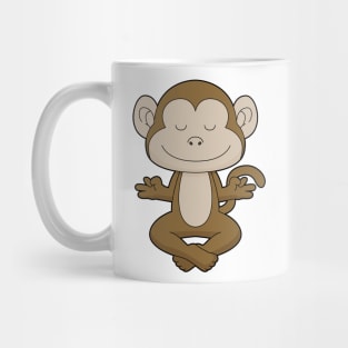 Monkey Yoga Meditation Mug